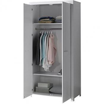 Vipack Kleiderschrank, Geräumiger 2-trg. Kleiderschrank in Landhaus Optik, 2 Fächer