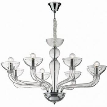Casanova 8 Light Chandelier Clear Finish