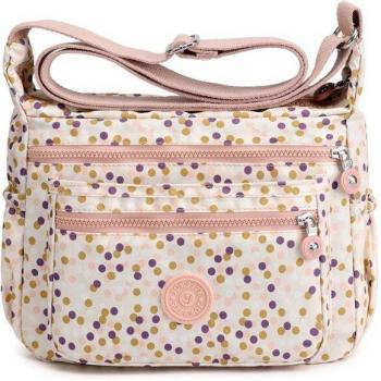 Sac à bandoulière en nylon fleuri pour femmes