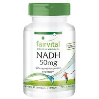 NADH 50mg (60 capsules) Hooggedoseerd