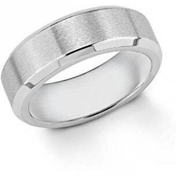 S.Oliver Ring für Herren gravierbar Edelstahl mattiert Größe 66