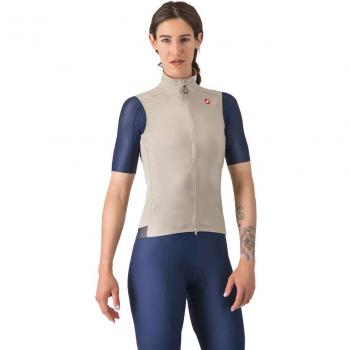 Gilet Castelli Espresso Clay per Donna