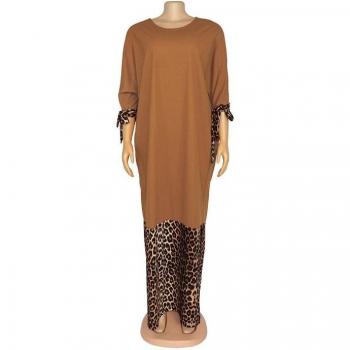 Women's African Loose Batwing Maxi Dress