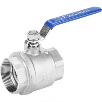 Robinet tournant sphérique Eosnow 2 pièces Acier Inox 304 – Filetage femelle DN50 2'' 1000 WOG