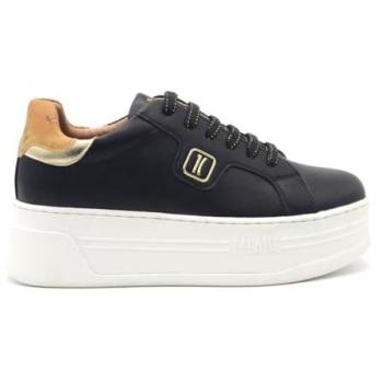 Alviero Martini Prima Classe Femme Black Platform Sneakers, Size 8 (US)