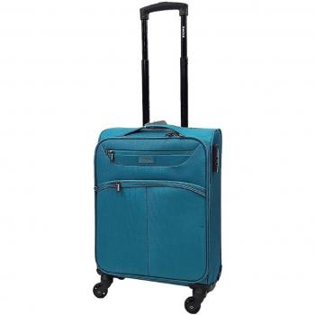 Sac à bagages cabine souple léger 4 roues teal Eagle Luggage