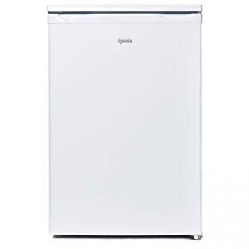 Igenix 55cm White Under Counter Larder Fridge with 136L Capacity and Reversible Door