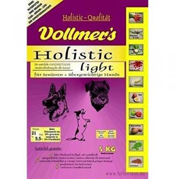 Vollmers Holistic Light | 15kg Hundetrockenfutter mit wenig Kalorien