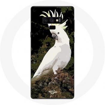 Samsung Galaxy Note 9 Case with White Cockatoos Design