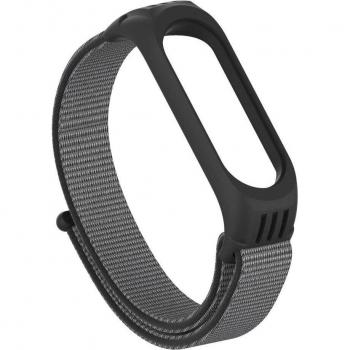 Reemplazo Pulsera Gris TPU/Nylon para Mi Band 5