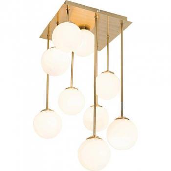 Athens 9-Light Gold Ceiling Chandelier