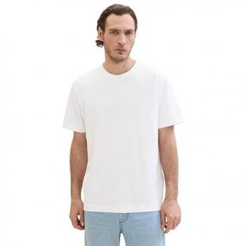 TOM TAILOR T-Shirt T-Shirt mit Piqué Struktur