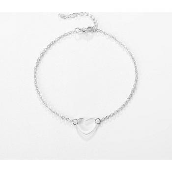 Summer Chic Heart Chain Anklet