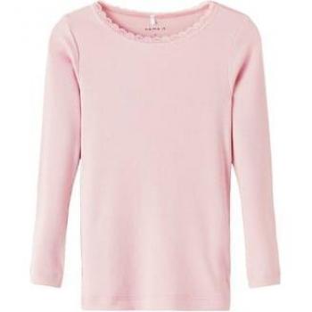 Name It Vestido Corto Manga Larga Nmfkab Parfait Rosa