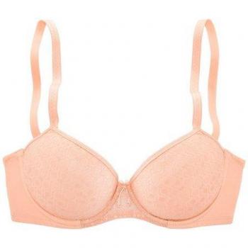 LASCANA Schalen‑BH in Pfirsich: 95, Cup G, Spitzenoberteil, klassischer Stil