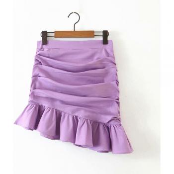 Asymmetrical Ruffled Skirt for Women