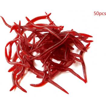 Señuelos de Gusano de Silicona 4,5 cm