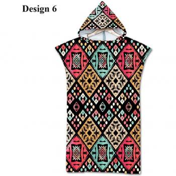 Robe de bain zigzag