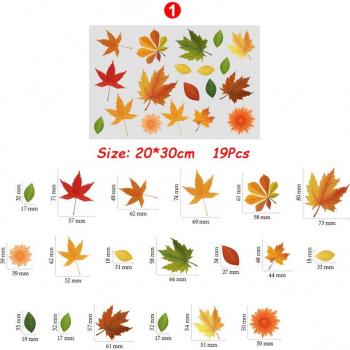 Thanksgiving Autumn Window Clings