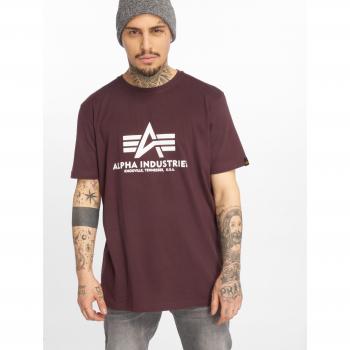 Camiseta ALPHA INDUSTRIES granate para hombre