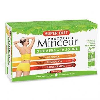 Superdiet protocole minceur bio 30 ampoules