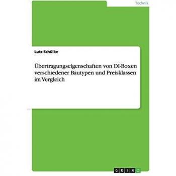 Übertragungseigenschaften von DI-Boxen verschiedener Bautypen und Preisklassen im Vergleich