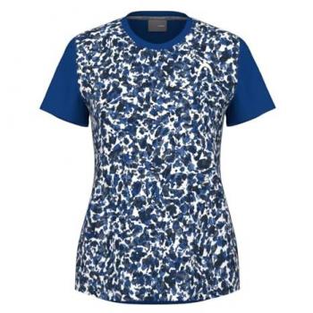 Camiseta de Manga Corta para Mujer Head Tie-Break II, Talla XX-Large, Print Vision/Royal