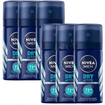 Confezione 6 Deodoranti NIVEA Men Dry Active Spray