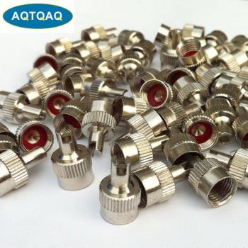 Bouchon de valve d'air en Cuivre – Kit 4 pièces (auto, camions, motos, vélos)