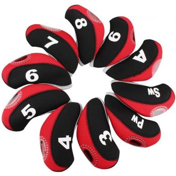 GOG 10PCS Golf Iron Headcover with Number Tags