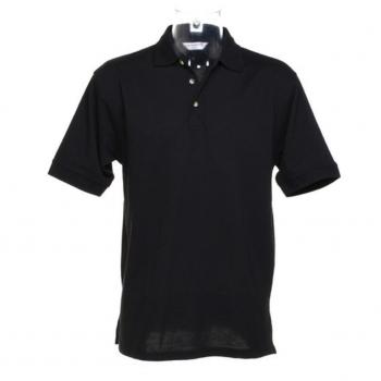 Kustom Kit 5-Set Chunky Pique Polo for Men – Black L
