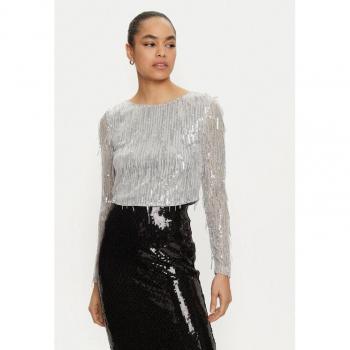 ONLY Funkelnde Cropped Bluse Spacy 15331803