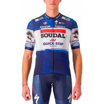 Soudal Quick-Step 2023 Renntrikot blau/weiß