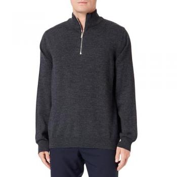 Seidensticker Strickpullover »Regular«, Langarm Stehkragen Uni