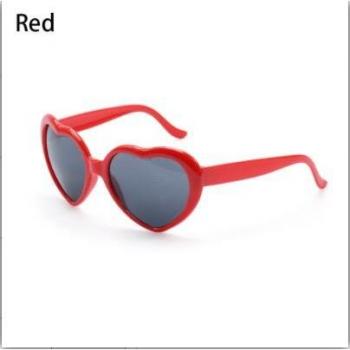 2 Pack Heart Shaped Light Effect Glasses