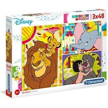 Puzzle 48 pièces à 3 niveaux Disney
