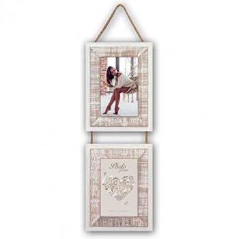 Beigefarbener Holzbilderrahmen ZEP – 13x18 cm (2‑Platz)