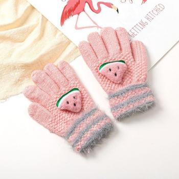 Warme Vollfingerhandschuhe für kleine Mädchen