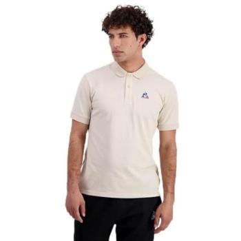 Polo Le Coq Sportif Essential N°1 – Style Unisexe Beige