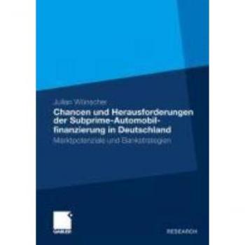 Vitalsource Technologies, Inc. Chancen Und Herausforderungen Der Subprime-automobilfinanzierung In Deu