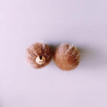 24pcs 1.6cm Felt Pom Poms for Kids' Hair Accessories and DIY Crafts
