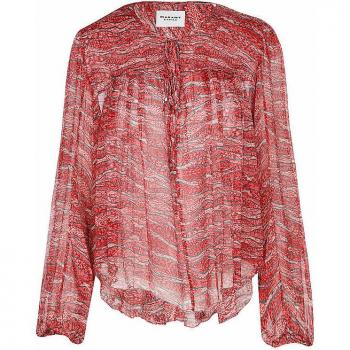 Advika Blusenshirt von Marant Etoile, rot, Größe 36