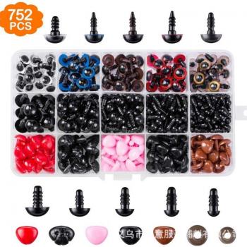 Kit de Ojos de Fieltro con Aguja – 560/752 Piezas