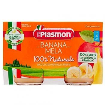 PLASMON OMOG BANANA/MELA2X104G