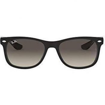 Ray-Ban Kinderbrille 9052s, Schwarz (Matte Black On Trans), 48