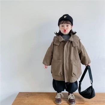 Manteau long décontracté pour enfants