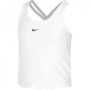 L‑Size Girl’s Nike Dri‑Fit One Tank – White