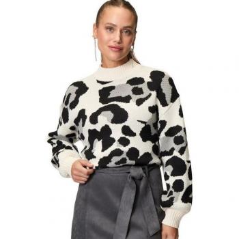 Leoprint Strickpullover für Damen von ZERO