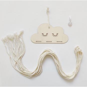 Holz Schmuck und Haarclip Wandhalter