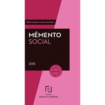Francis Lefebvre Memento Social Etudiant 2015 (Mémento)